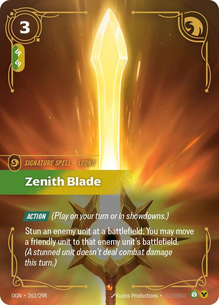 Zenith Blade - 262/298 - Epic (Inglés Foil NM)