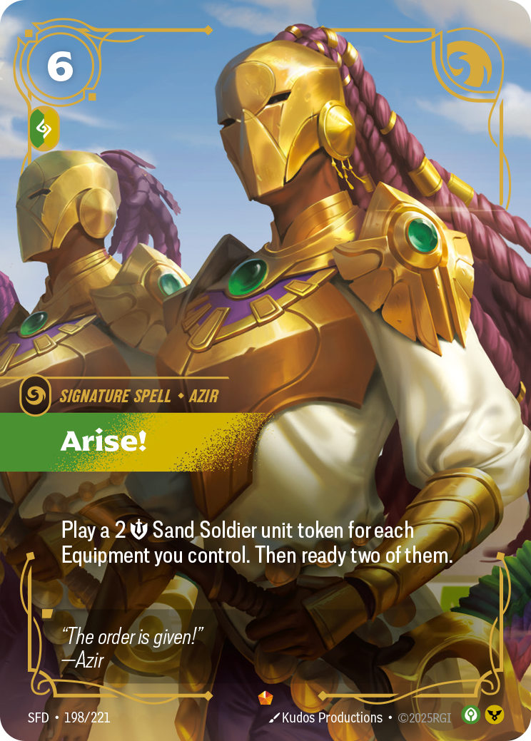Arise! - 198/221 - Epic (Inglés Foil NM)