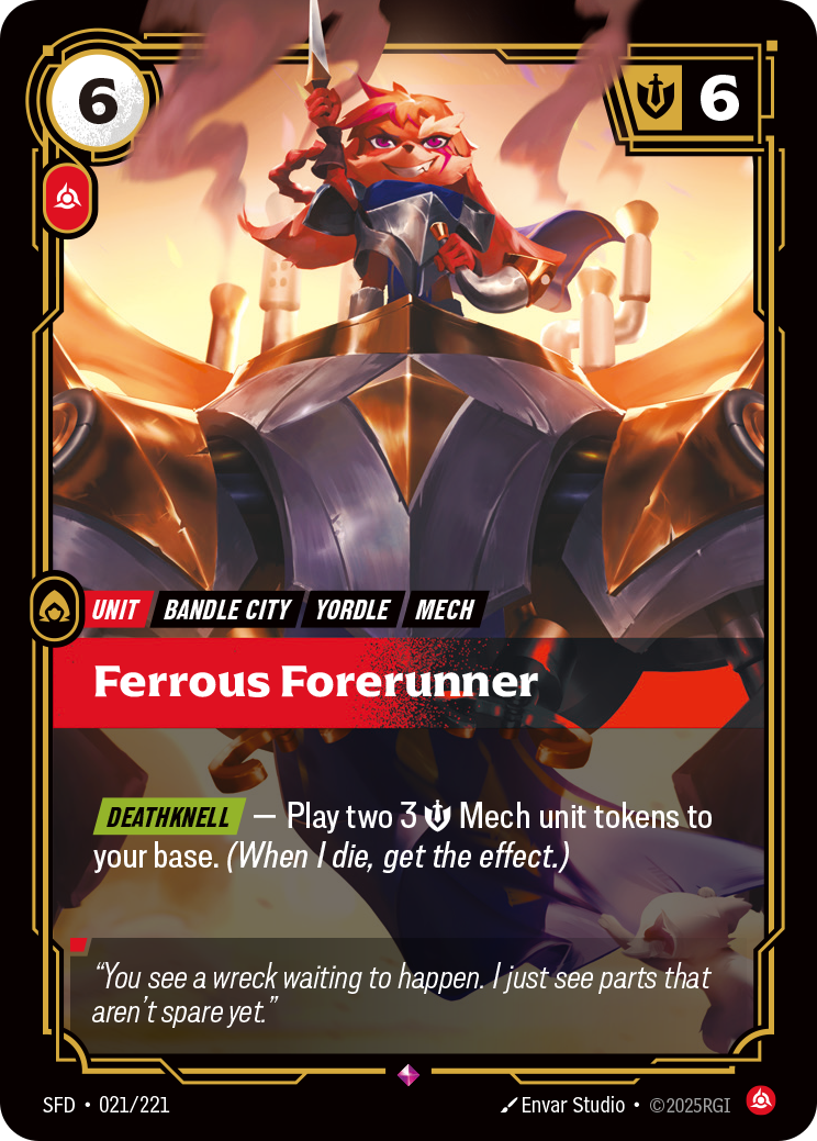 Ferrous Forerunner - 021/221 - Rare (Inglés Foil NM)