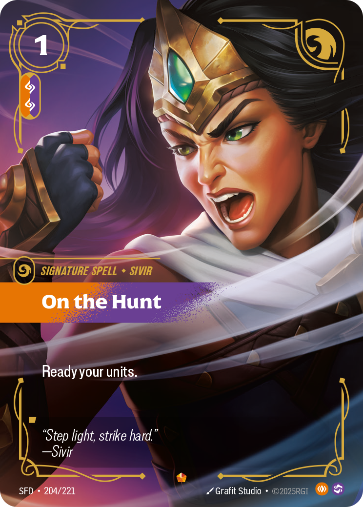 On the Hunt - 204/221 - Epic (Inglés Foil NM)