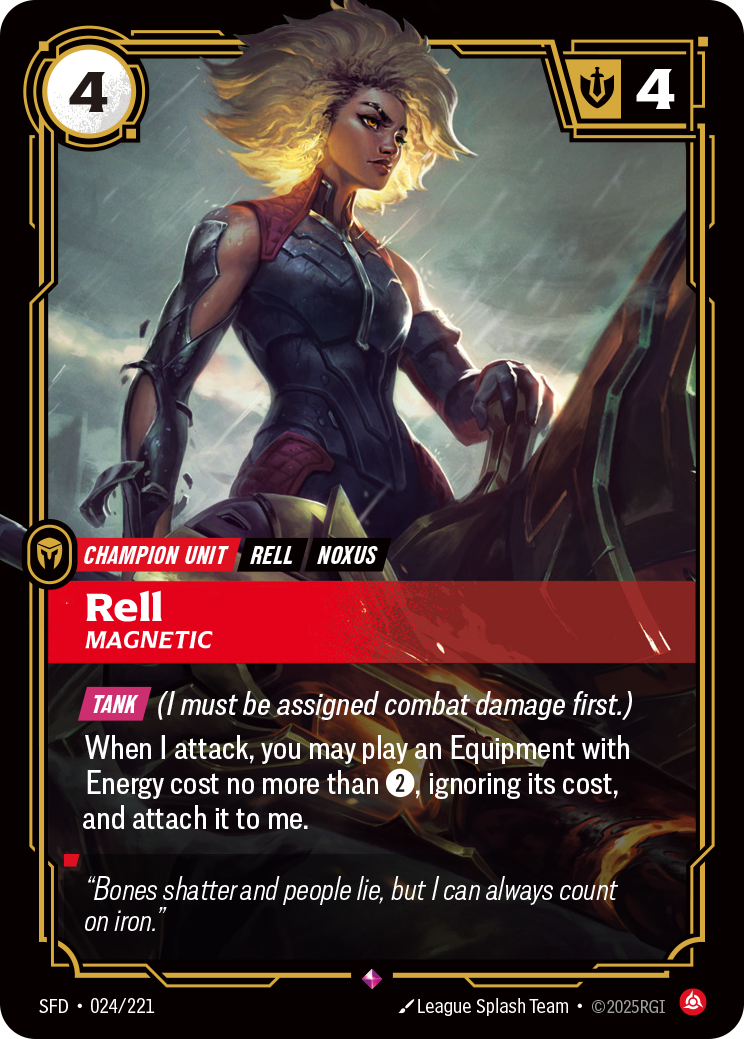 Rell - Magnetic - 024/221 - Rare (Inglés Foil NM)