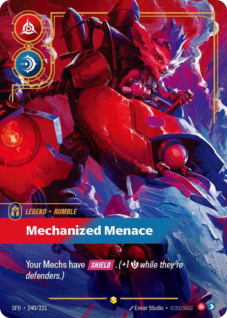 Rumble - Mechanized Menace - 240/221 - Showcase (Inglés Foil NM)