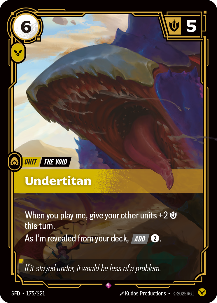 Undertitan - 175/221 - Rare (Inglés Foil NM)