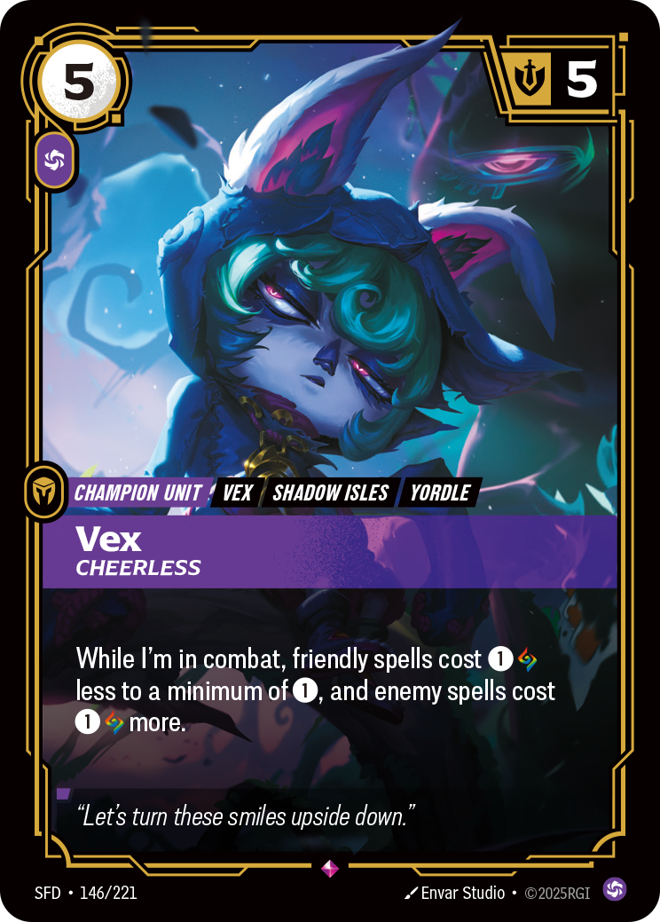 Vex - Cheerless - 146/221 - Rare (Inglés Foil NM)