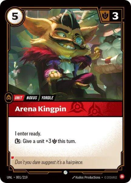 Arena Kingpin - 001/219 - Common (Inglés NM)