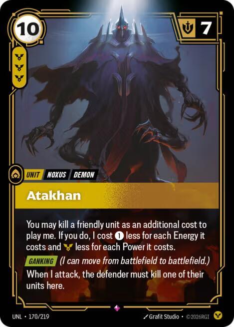 Atakhan - 170/219 - Rare (Inglés Foil NM)