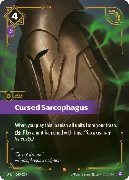 Cursed Sarcophagus - 148/219 - Epic (Inglés Foil NM)