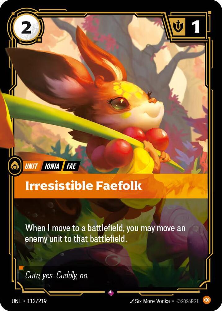 Irresistible Faefolk - 112/219 - Rare (Inglés Foil NM)