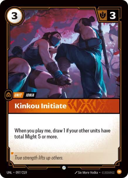 Kinkou Initiate - 097/219 - Common (Inglés NM)