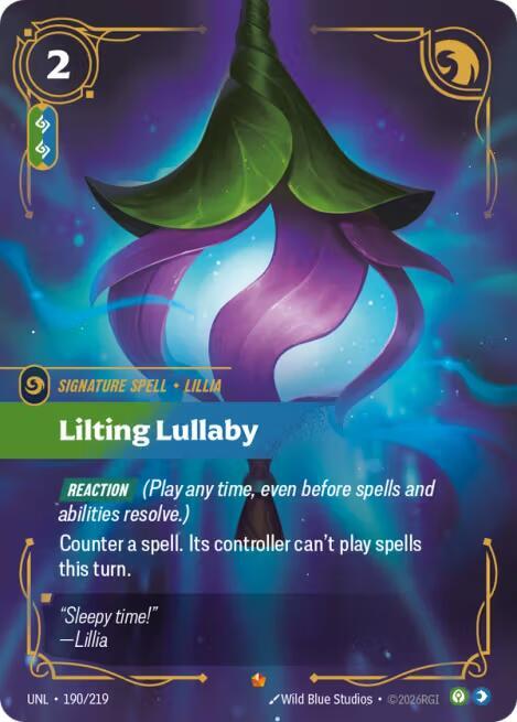 Lilting Lullaby - 190/219 - Epic (Inglés Foil NM)