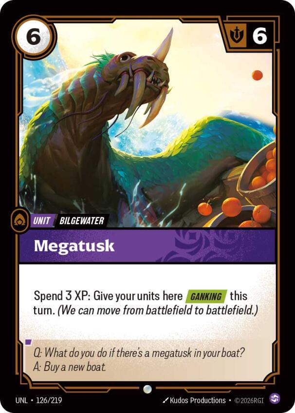 Megatusk - 126/219 - Common (Inglés NM)