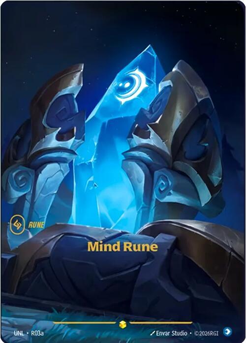 Mind Rune (R03a) - R03a - Showcase (Inglés Foil NM)