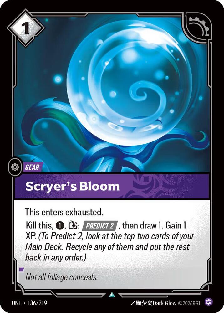 Scryer's Bloom - 136/219 - Uncommon (Inglés NM)