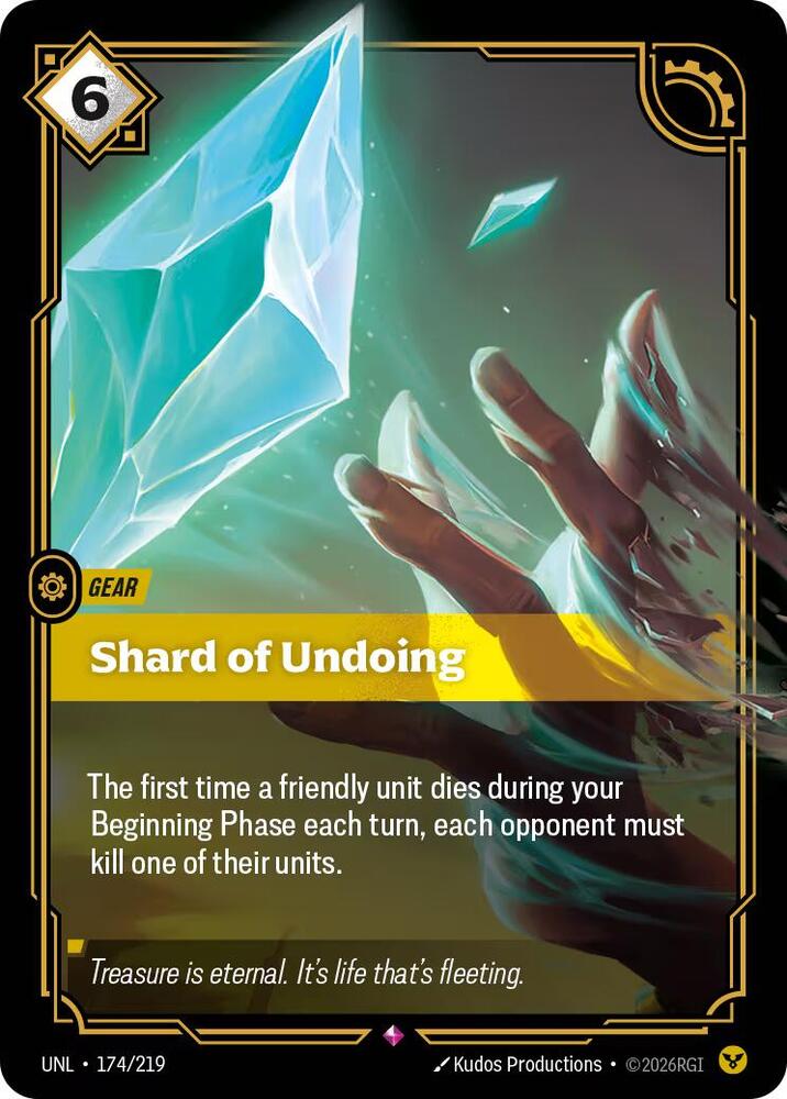Shard of Undoing - 174/219 - Rare (Inglés Foil NM)
