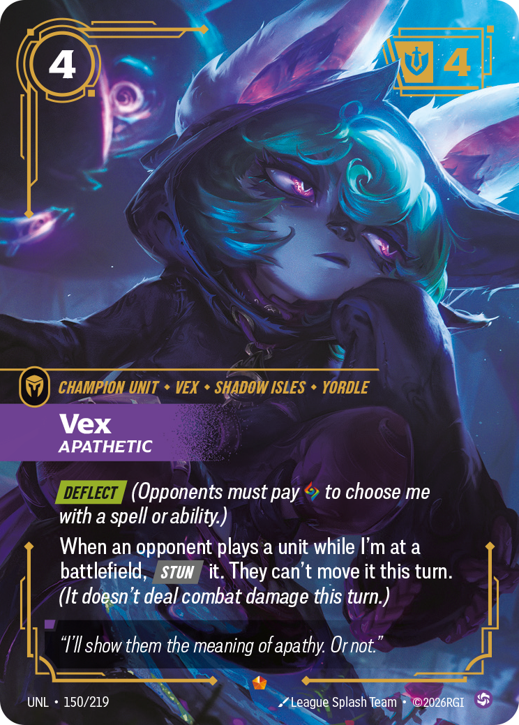 Vex - Apathetic - 150/219 - Epic (Inglés Foil NM)