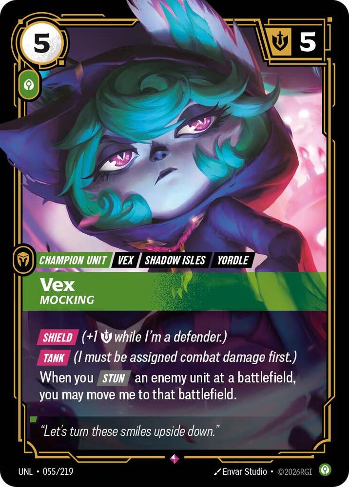 Vex - Mocking - 055/219 - Rare (Inglés Foil NM)