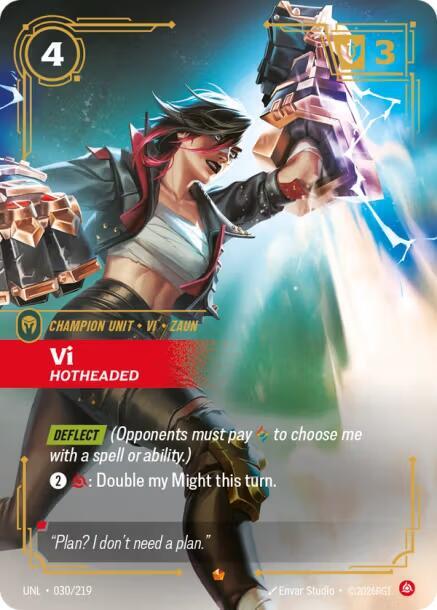 Vi - Hotheaded - 030/219 - Epic (Inglés Foil NM)