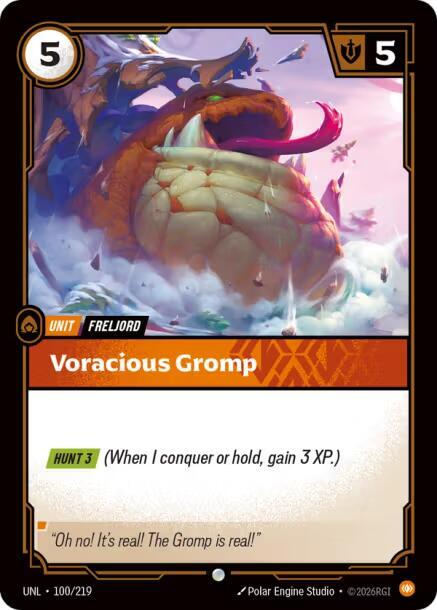 Voracious Gromp - 100/219 - Common (Inglés NM)