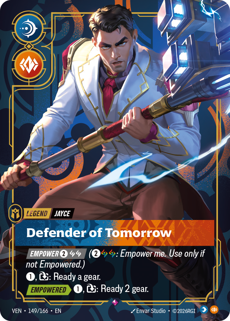 Jayce - Defender of Tomorrow - 149/166 - Rare (Inglés Foil NM)
