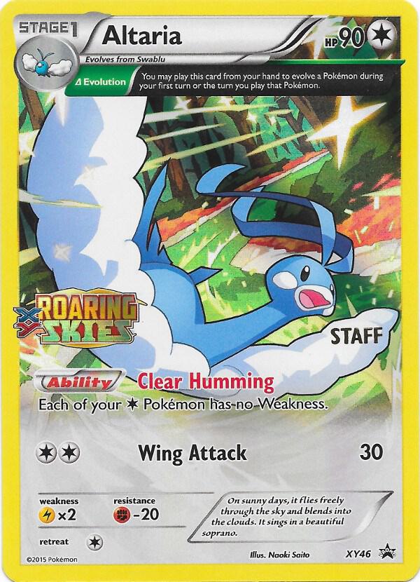 Altaria - XY46 (Prerelease) [Staff] - XY46 - Promo (Inglés Foil DMG)