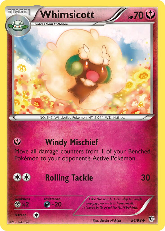 Whimsicott - 56/98 - Uncommon (Inglés NM)