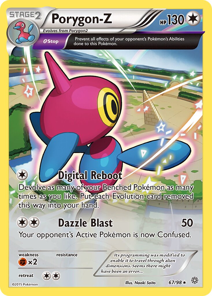 Porygon-Z - 67/98 - Rare Holo (Inglés Foil NM)