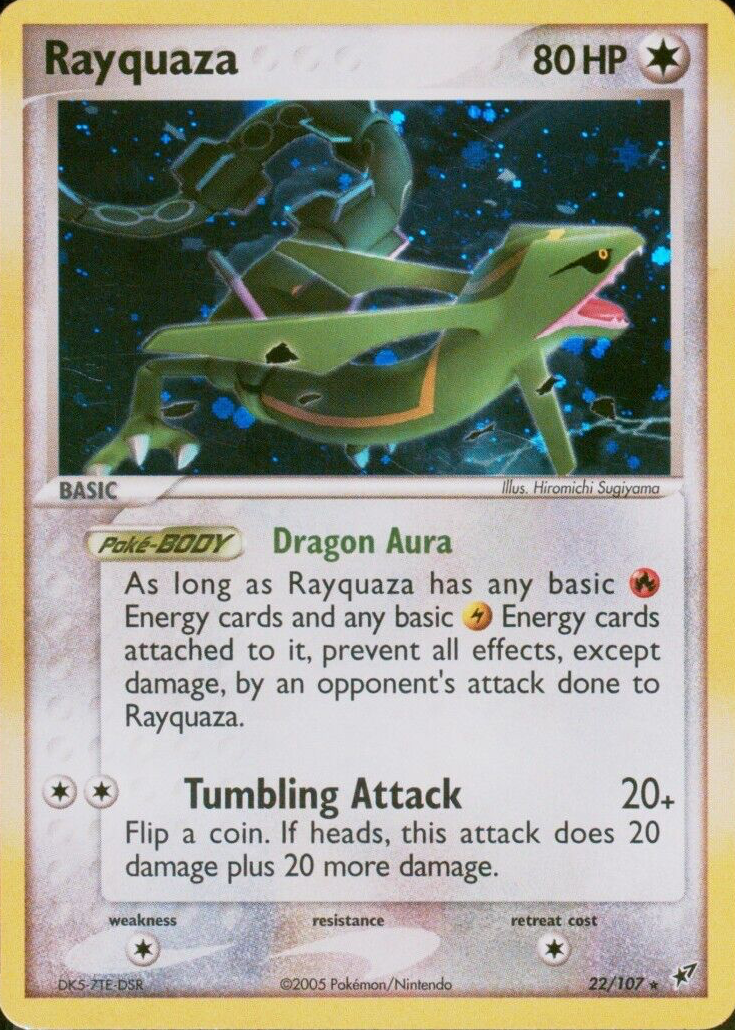Rayquaza - 22/107 - Cosmos Holo Rare (HP)