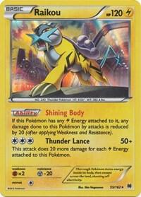 Raikou - 55/162 - Rare Holo (Inglés Reverse Holo LP)