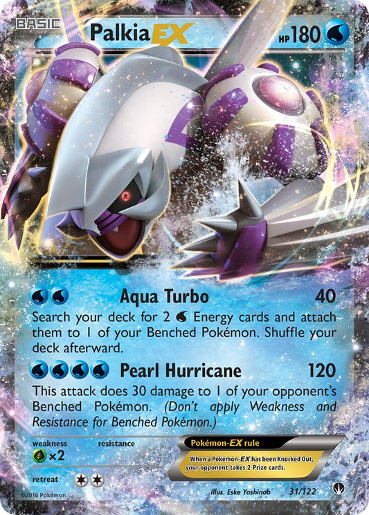 Palkia-EX - 31/122 - Rare Holo EX (Inglés Foil NM)