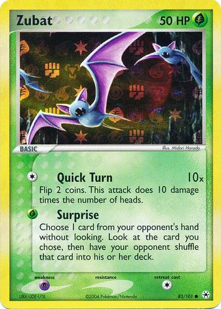 Zubat - 83/101 - Common Reverse Holo - LP