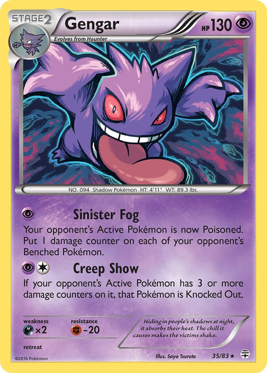 Gengar - 35/83 - Rare Holo (Inglés Foil LP)