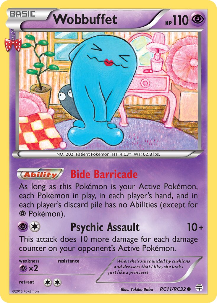 Wobbuffet - RC11/RC32 - Common (Inglés NM)