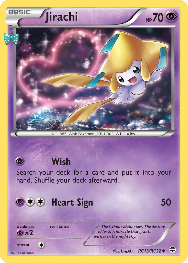 Jirachi - RC13/RC32 - Uncommon (Inglés Foil HP)
