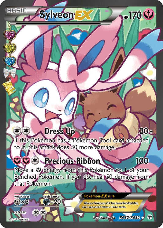 Sylveon-EX - RC32/RC32 - Rare Ultra (Inglés Foil LP)