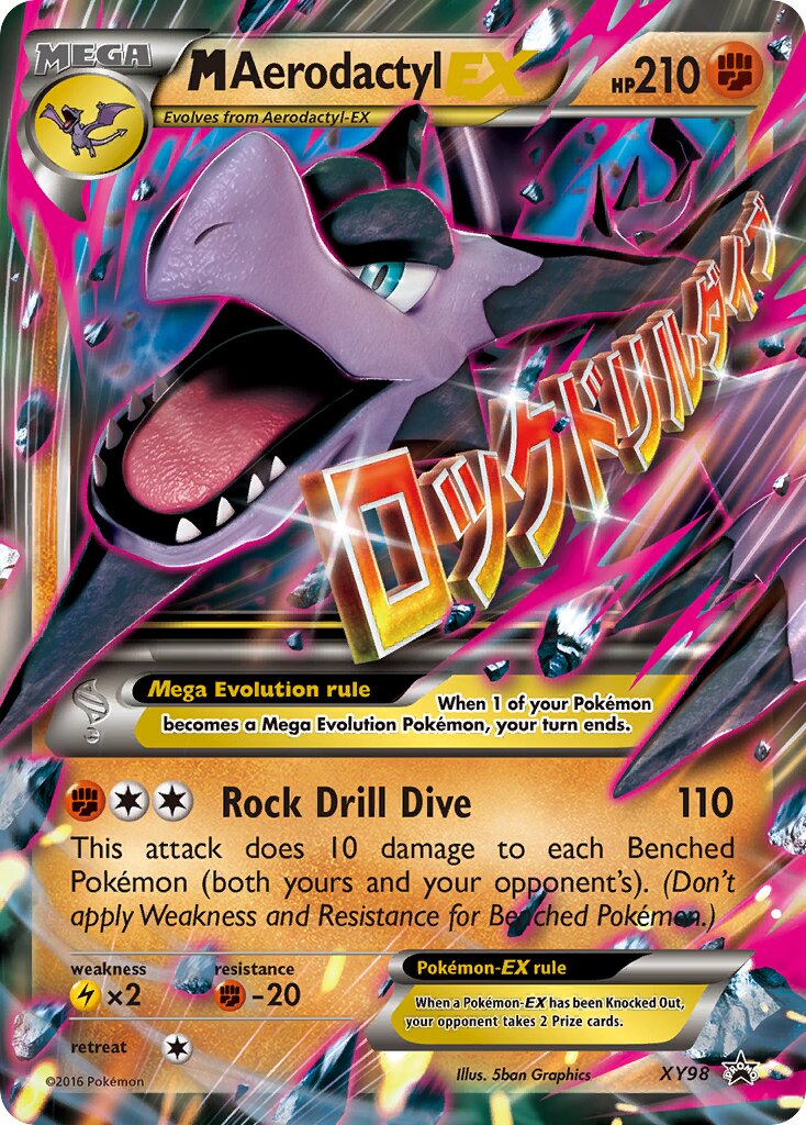 M Aerodactyl-EX - XY98 - Promo (Inglés Foil HP)