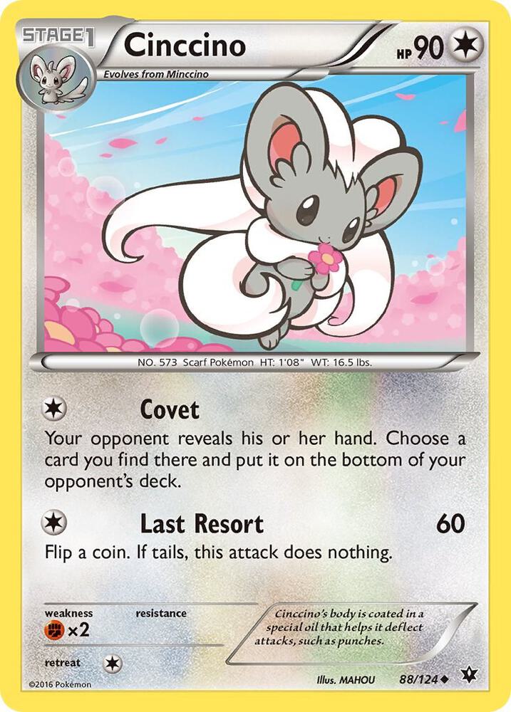Cinccino - 88/124 - Uncommon (Español NM)