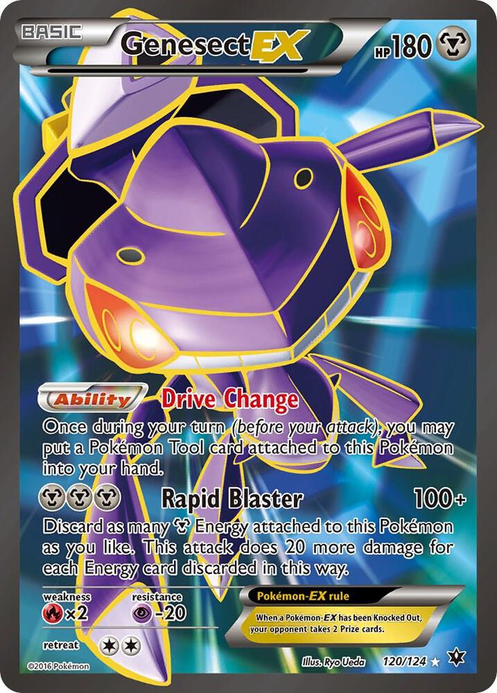 Genesect-EX - 120/124 - Rare Ultra (Inglés Foil NM)