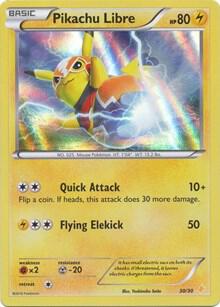 Pikachu Libre - 30/30 - Common (Inglés Foil NM)