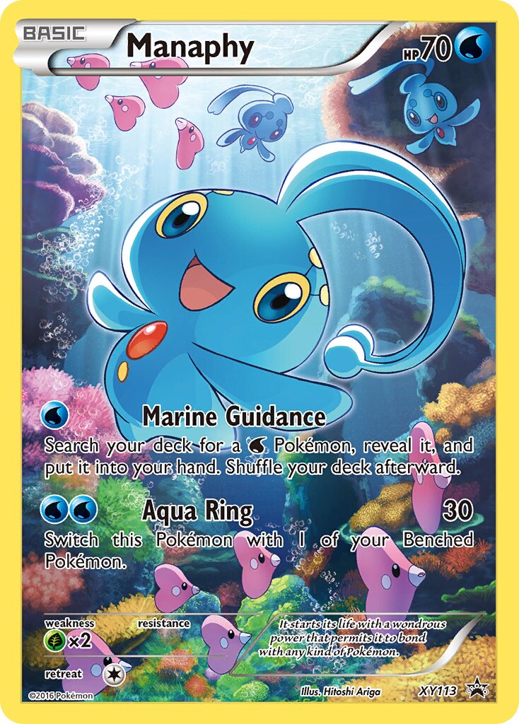 Manaphy - XY113 - Promo (Inglés Foil LP)