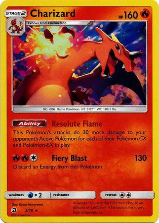 Charizard - 3/70 - Holo Rare