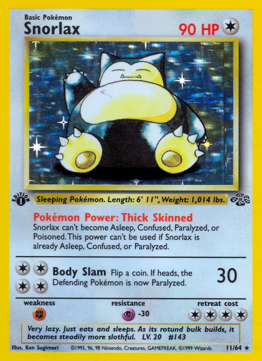 Snorlax - 011/64 - Holo Rare (Español)