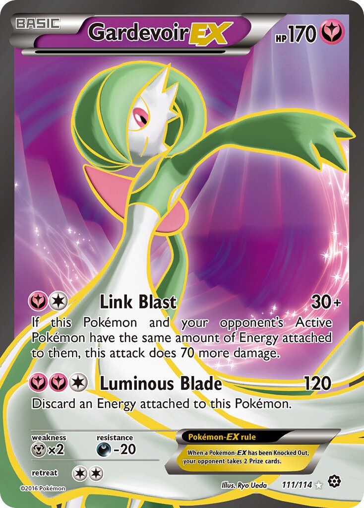 Gardevoir-EX - 111/114 - Rare Ultra (Inglés Foil LP)