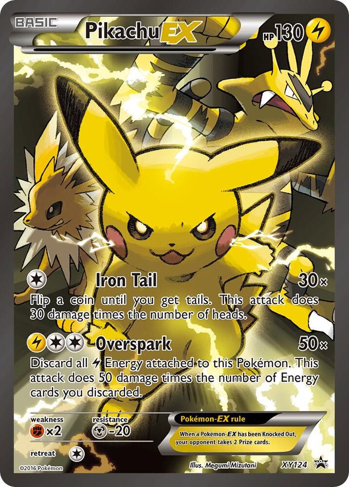 Pikachu-EX - XY124 - Promo (Inglés Foil LP)