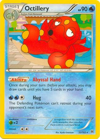 Octillery - 33/162 (XY Breakthrough) - 033/162 - Rare (Inglés LP)