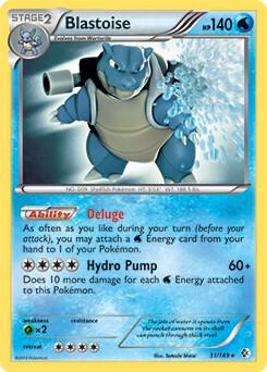 Blastoise - 31/149 (BW Boundaries Crossed) - 031/149 - Rare (Inglés LP)