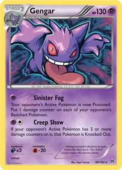 Gengar - 60/162 (XY BREAKthrough) - 060/162 - Rare (Inglés LP)