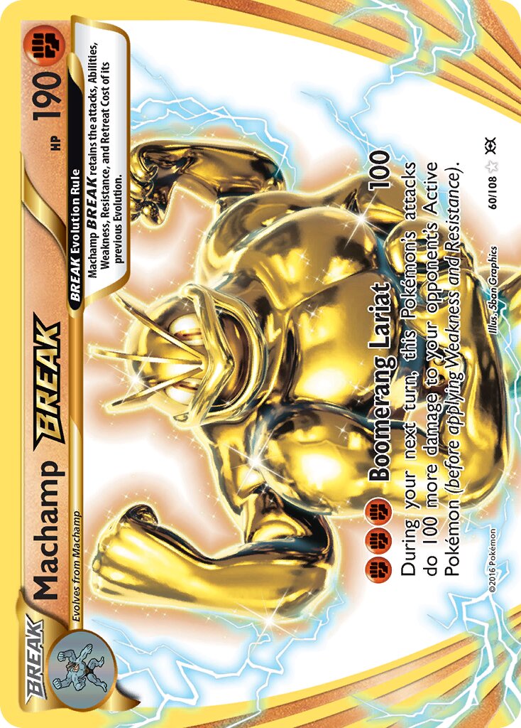 Machamp BREAK - 60/108 - Rare BREAK (Inglés Foil NM)