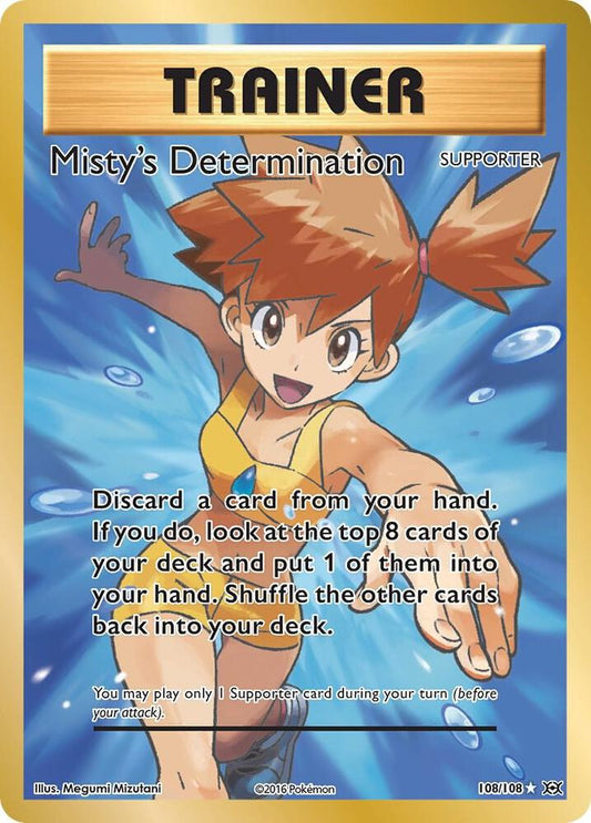 Misty's Determination - 108/108 - Rare Ultra (Inglés Foil LP)