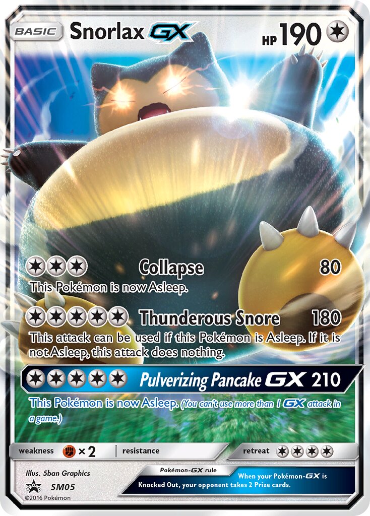 Snorlax-GX - SM05 - Promo (Inglés Foil NM)