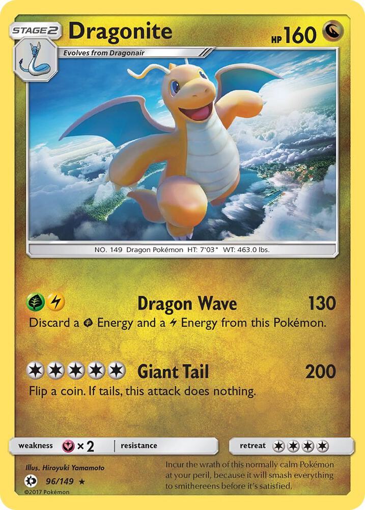 Dragonite - 96/149 - Rare Holo (Inglés Foil LP)
